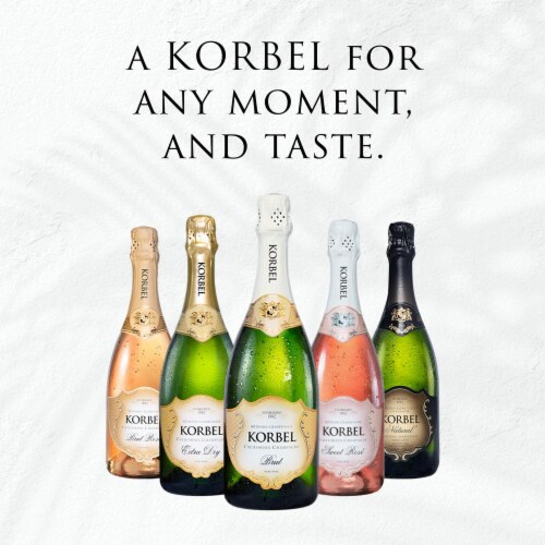 Korbel Brut California Champagne Perspective: bottom