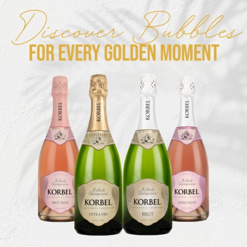 Korbel Brut California Champagne Perspective: bottom