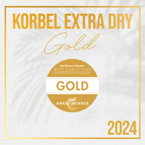 Korbel Extra Dry California Champagne Perspective: bottom