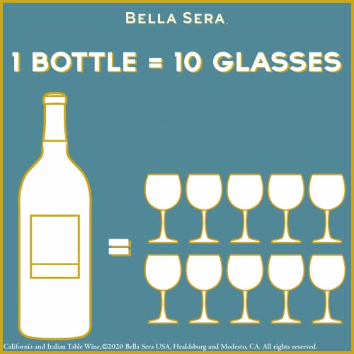 Bella Sera Pinot Grigio Italian White Wine Perspective: bottom