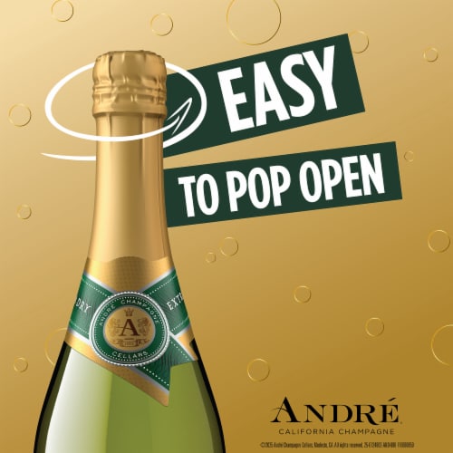 Andre® Extra Dry Champagne Sparkling Wine Perspective: bottom