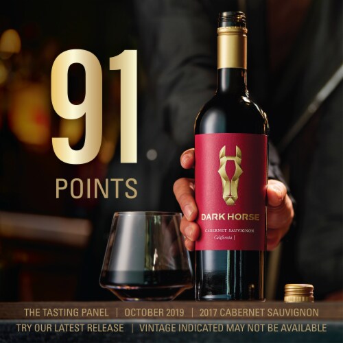 Dark Horse Cabernet Sauvignon California Red Wine Perspective: bottom