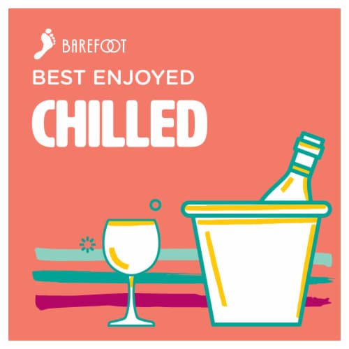 Barefoot Cellars Pink Moscato California Wine Perspective: bottom