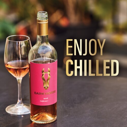 Dark Horse® Rose California Wine Perspective: bottom