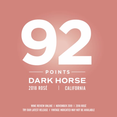Dark Horse Rose Wine Can Perspective: bottom