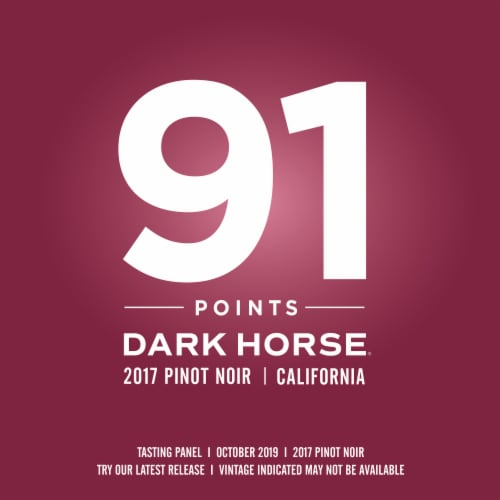 Dark Horse® Pinot Noir California Red Wine Can Perspective: bottom