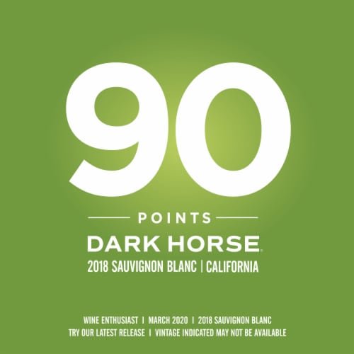 Dark Horse Sauvignon Blanc California White Wine Can Perspective: bottom