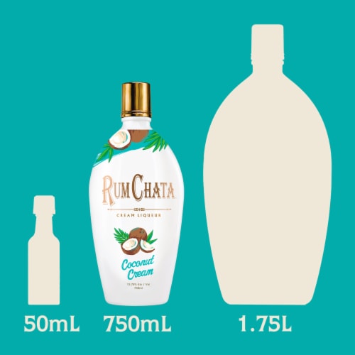 Rum Chata Coconut Cream Liqueur Perspective: bottom