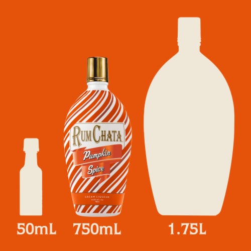 Rum Chata Pumpkin Spice Cream Liqueur Perspective: bottom