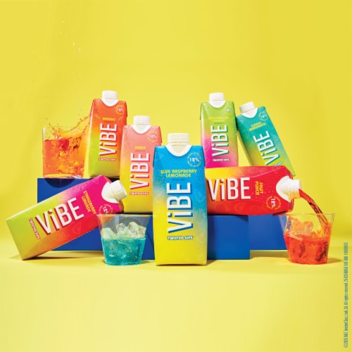 ViBE Blue Raspberry Lemonade Ready to Drink Wine Cocktail Perspective: bottom