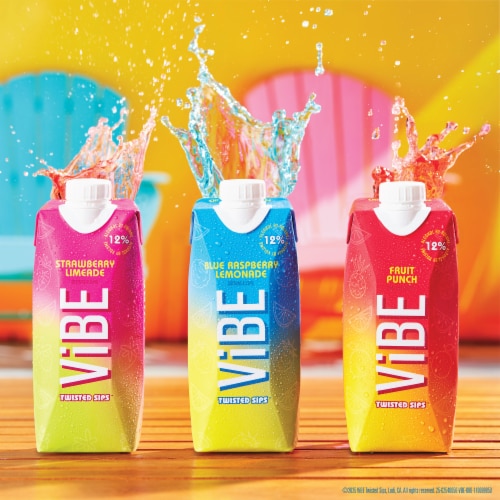 ViBE Twisted Sips Fruit Punch Ready to Drink Wine Cocktail Perspective: bottom