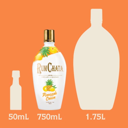 Rum Chata Pineapple Cream Liqueur Perspective: bottom