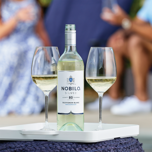 Nobilo® Silver 80 Calorie Sauvignon Blanc New Zealand White Wine Perspective: bottom