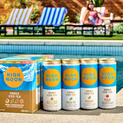 High Noon® Vodka Hard Iced Tea Ready to Drink Cocktail Lake Variety Pack Perspective: bottom