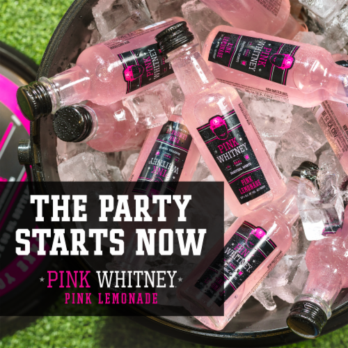 Pink Whitney Lemonade Flavored Vodka Perspective: bottom