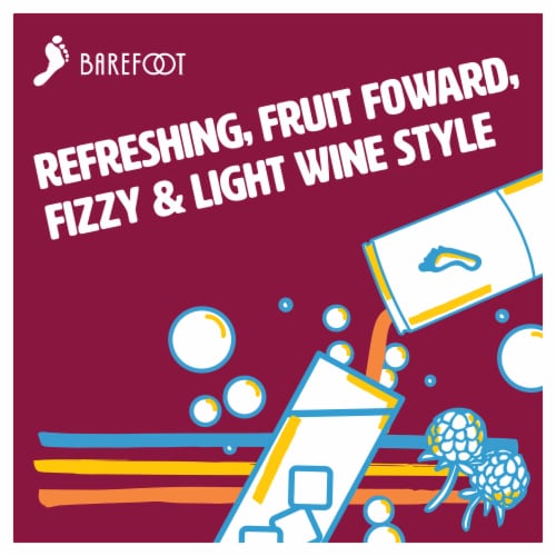 Barefoot Spritzer Summer California Red Wine Cooler Cans Perspective: bottom