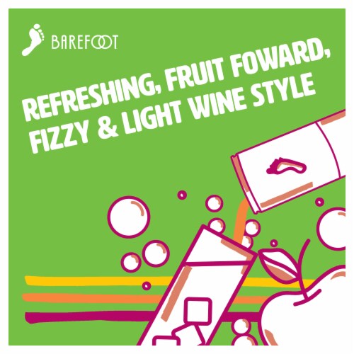 Barefoot Spritzer Crisp White Wine Cooler Perspective: bottom