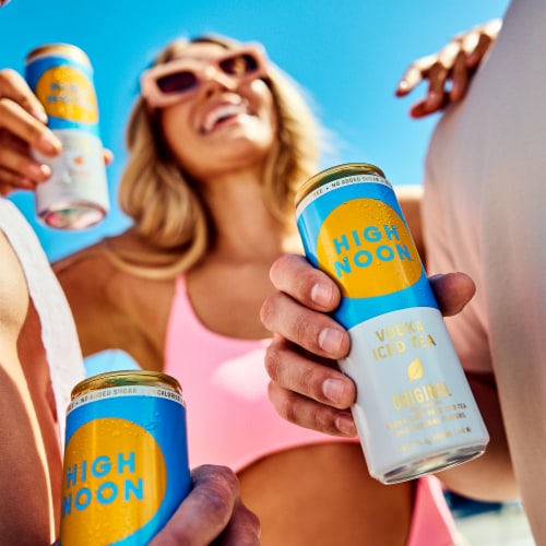 High Noon® Vodka Original Hard Iced Tea Ready to Drink Cocktail Cans Perspective: bottom