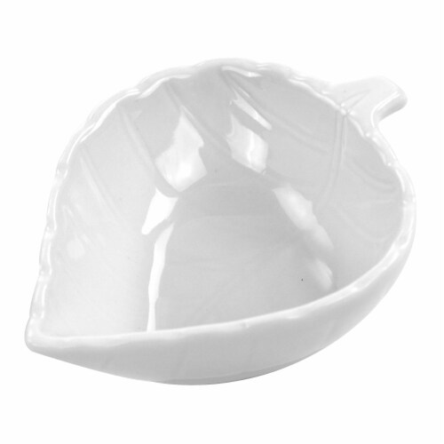 Martha Stewart Ceramic Tidbit Dish Set - White Perspective: bottom