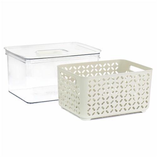 Martha Stewart Large Fresh Keeper Container Set Perspective: bottom