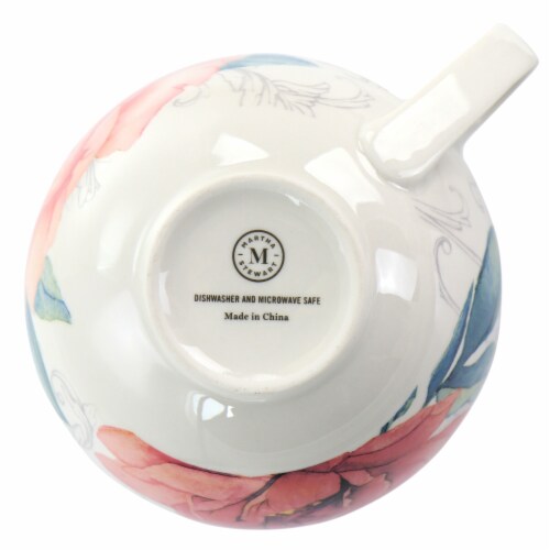 Martha Stewart Peony Tea Cup and Saucer Perspective: bottom
