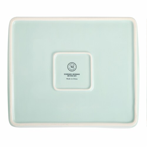 Martha Stewart Mint Stoneware Baker Perspective: bottom