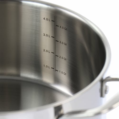 Martha Stewart Stainless Steel Dutch Oven Perspective: bottom