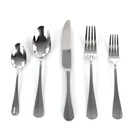 Martha Stewart Springbank Stainless Steel Flatware Set Perspective: bottom