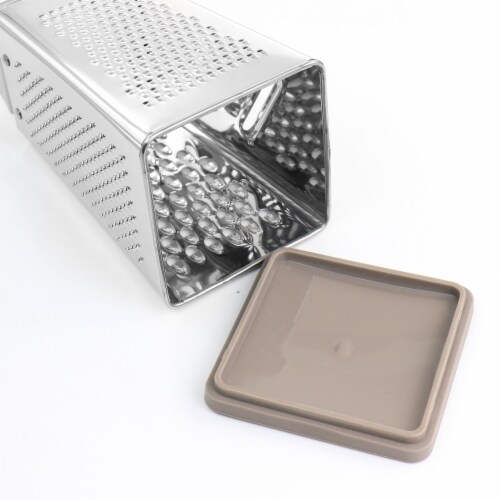 Martha Stewart Stainless Steel 4-Sided Box Grater Perspective: bottom