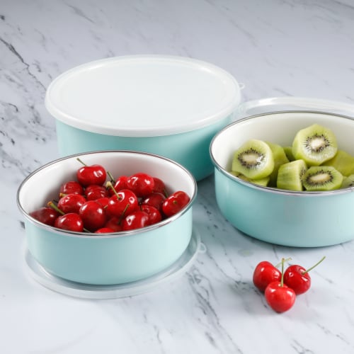 Martha Stewart Nesting Container and Lid Set Perspective: bottom