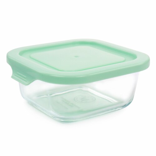 Martha Stewart Glass Food Storage Container with Lid Perspective: bottom