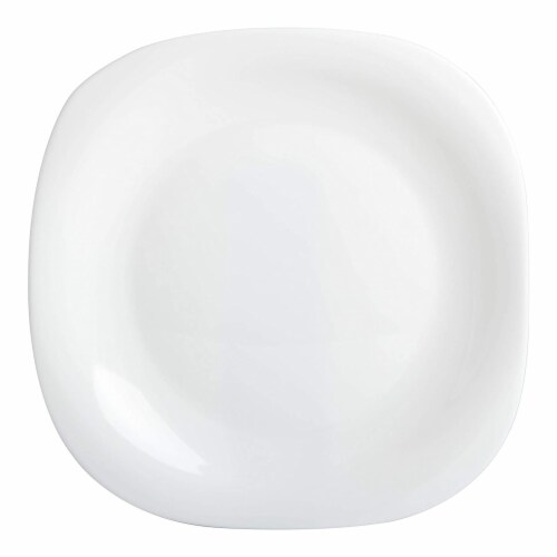Gibson Home Break and Chip Resistant Square Dinnerware Set, Service for 6, Opal Perspective: bottom