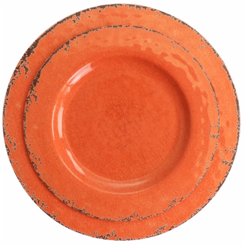 Orange melamine plates online