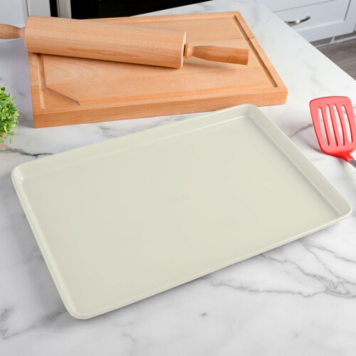 Martha Stewart Everyday Color Bake 13 Inch Carbon Steel Rectangle Cookie Sheet in Linen ONE SIZE QFC