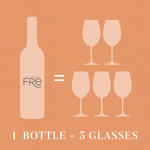 Fre Non Alcoholic White Moscato Low Calorie Non Alcoholic Wine Perspective: bottom