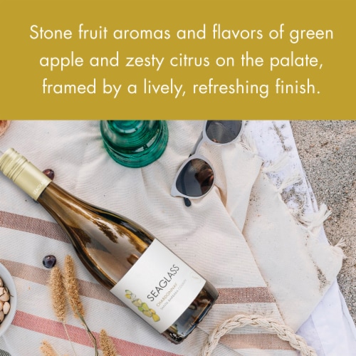 SEAGLASS Chardonnay White Wine Perspective: bottom