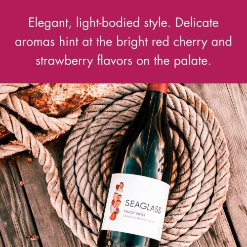 SEAGLASS Pinot Noir California Red Wine 750 ml Perspective: bottom