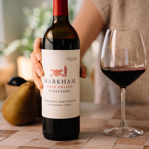 Markham Vineyards Cabernet Sauvignon California Red Wine Perspective: bottom
