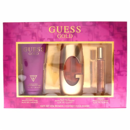 Guess gold sales perfume gift set