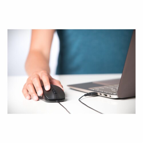 Kensington Mouse,Wired,Bk K72110US Perspective: bottom