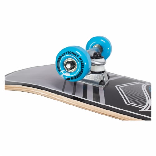 Kryptonics Drop-In Series Skateboard - Flag Blue Perspective: bottom