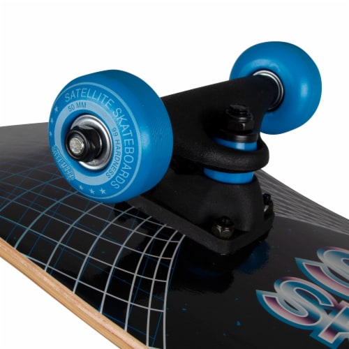 Kryptonics Wired 8 Bit Space Skateboard Perspective: bottom