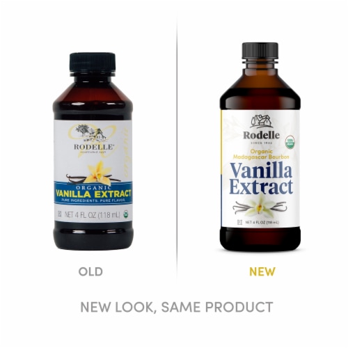 Rodelle Organic Madagascar Bourbon Pure Vanilla Extract Perspective: bottom