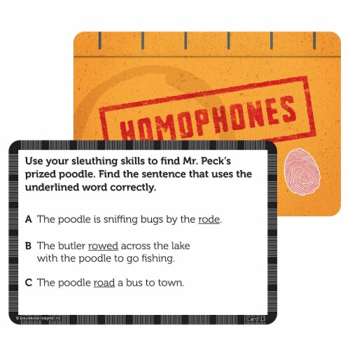 Educational Insights Super Sleuth Vocabulary Game Perspective: bottom