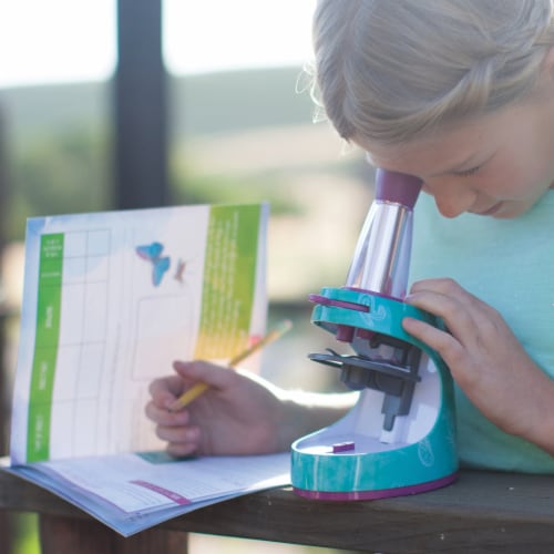 Educational Insights Nancy B's Science Club Microscope and Activity Journal Perspective: bottom
