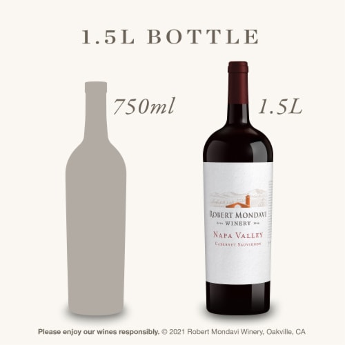Robert Mondavi Winery Napa Valley Cabernet Sauvignon Red Wine Perspective: bottom