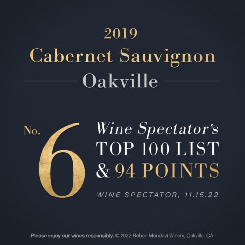 Robert Mondavi Winery The Estates Oakville Cabernet Sauvignon Red Wine Perspective: bottom