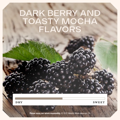 Meiomi Bright California Pinot Noir Red Wine Perspective: bottom