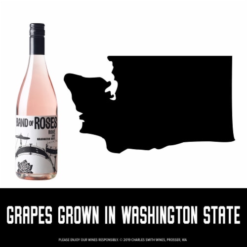 Charles Smith Wines Band of Roses Blend Washington Rose Wine Perspective: bottom