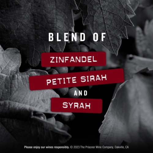 The Prisoner Wine Company Saldo Zinfandel Red Wine Perspective: bottom